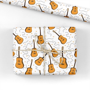 Guitar Wrapping Paper - Music Wrapping Paper Roll