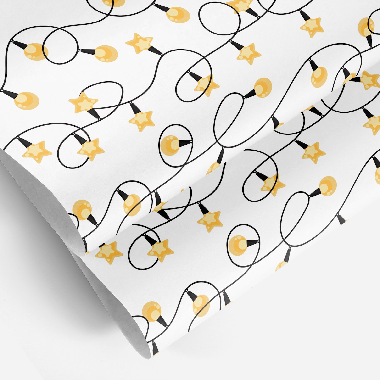 Christmas Lights Wrapping Paper Luxury Christmas Gift Wrap Etsy Australia