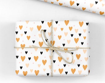 Hearts Wrapping Paper – Luxury Gift Wrap Roll