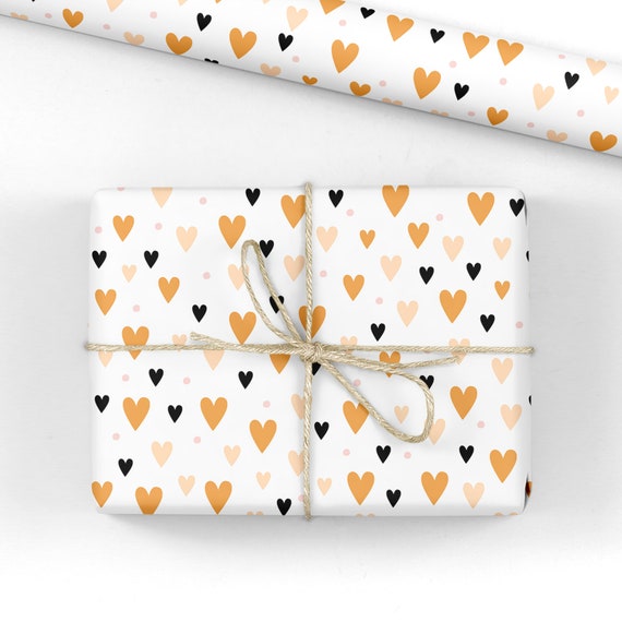 Hearts Wrapping Paper – Luxury Gift Wrap Roll