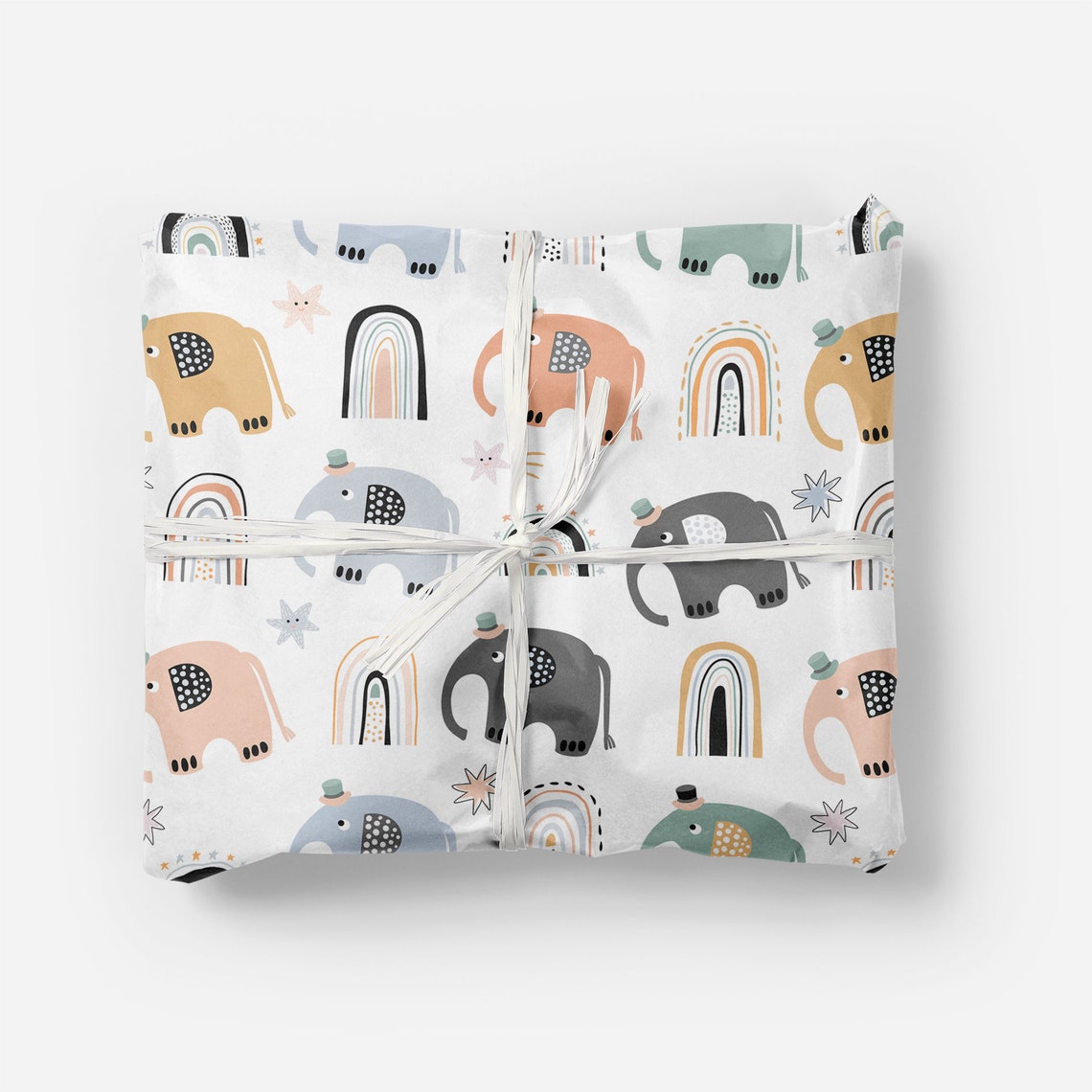 Elephant Wrapping Paper Luxury Gift Wrap Elephant Gift Etsy
