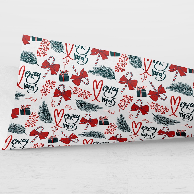 Christmas Wrapping Paper Luxury Gift Wrap Christmas Gift  Etsy