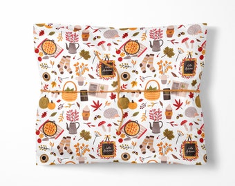 Autumn Leaf Gift Wrap – Luxury Illustrated Wrapping Paper