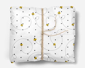 Bee Gift Wrap: Luxury Recyclable Wrapping Paper