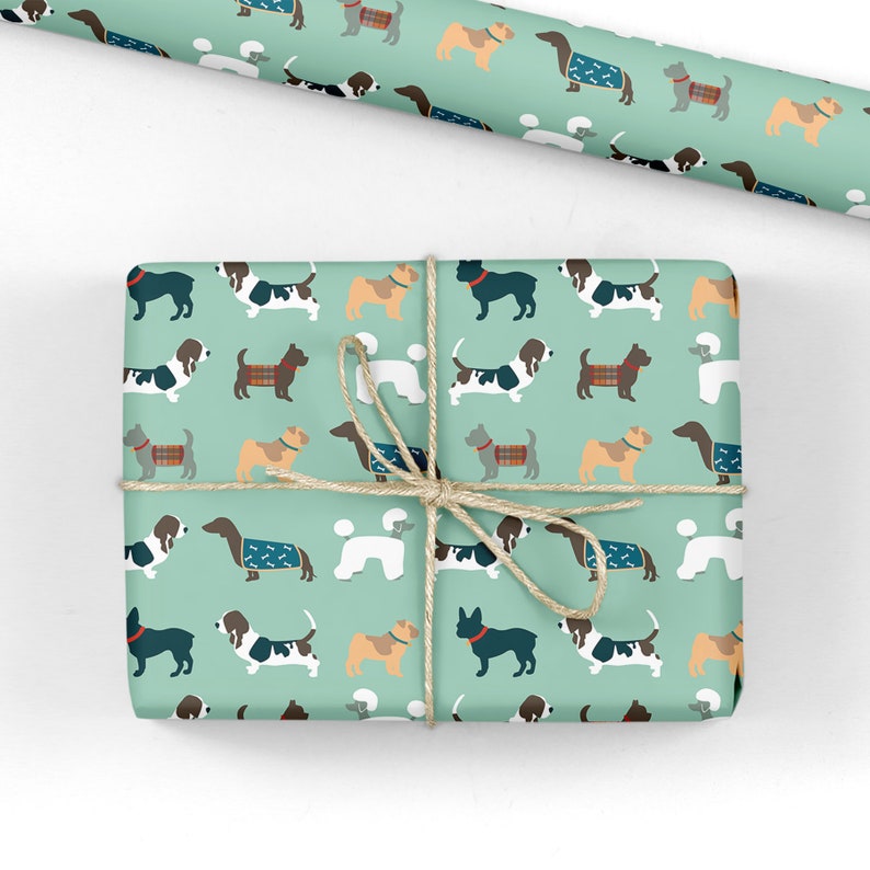 Dog Wrapping Paper Luxury Gift Wrap Dog Gift Wrap Etsy