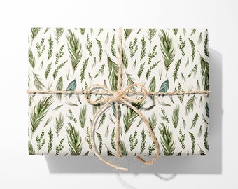 Green Wrapping Paper Rolled Corner - Custom Scene