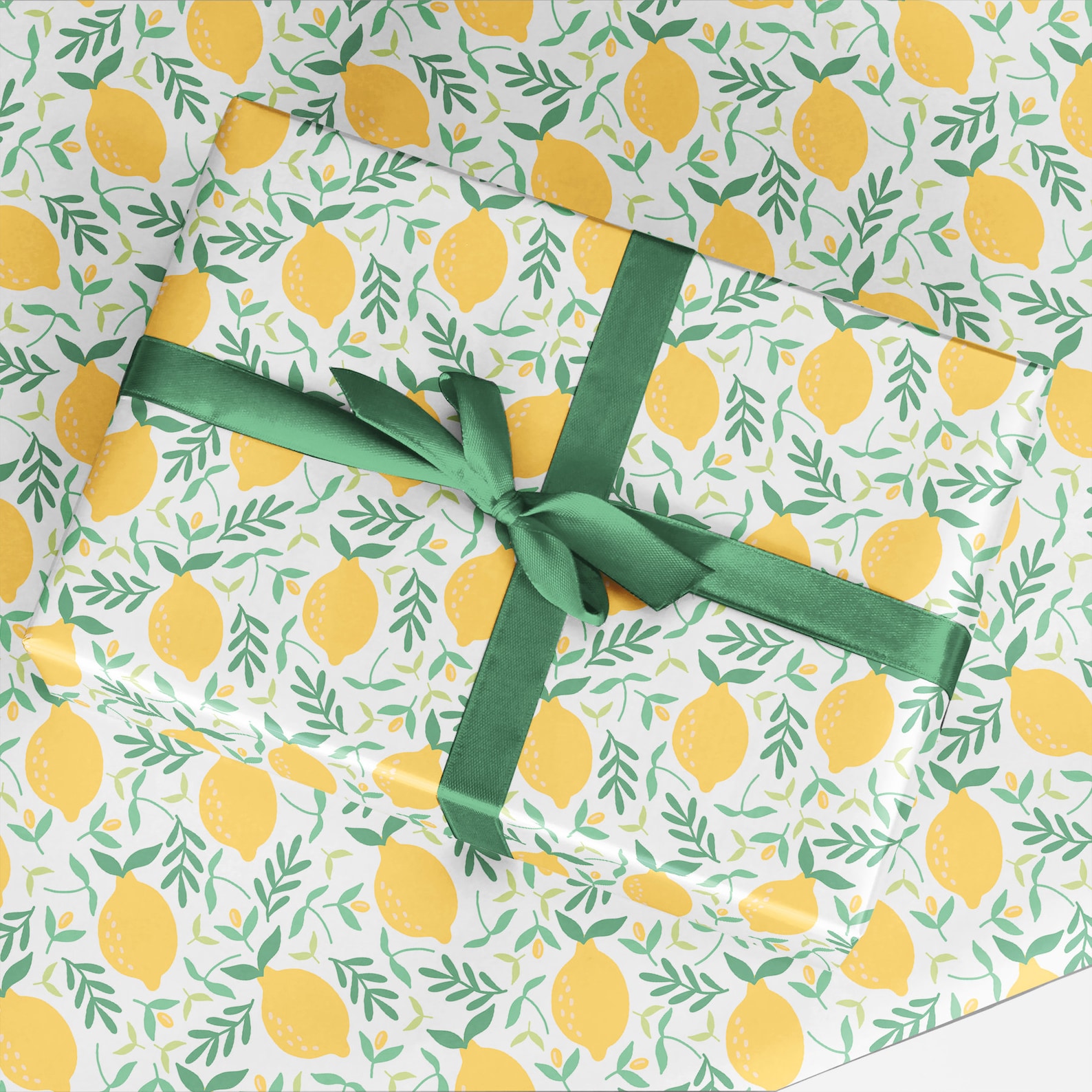 Lemon Wrapping Paper Luxury Yellow Gift Wrap Lemon Gift Etsy