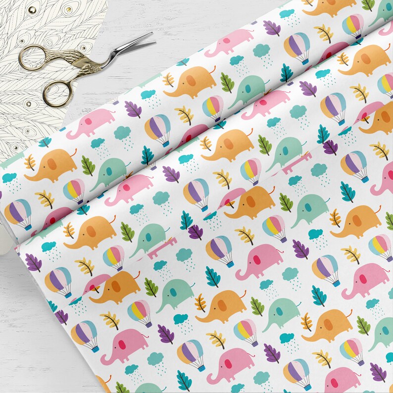Elephant Wrapping Paper Luxury Gift Wrap Elephant Gift Etsy