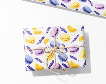 Macaron Wrapping Paper - Luxury Gift Wrap - Mothers Day Wrapping