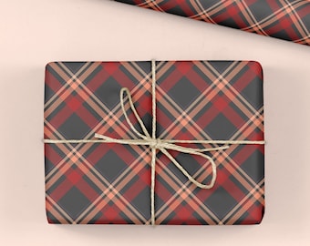 Tartan Wrapping Paper - Plaid Gift Wrap Roll