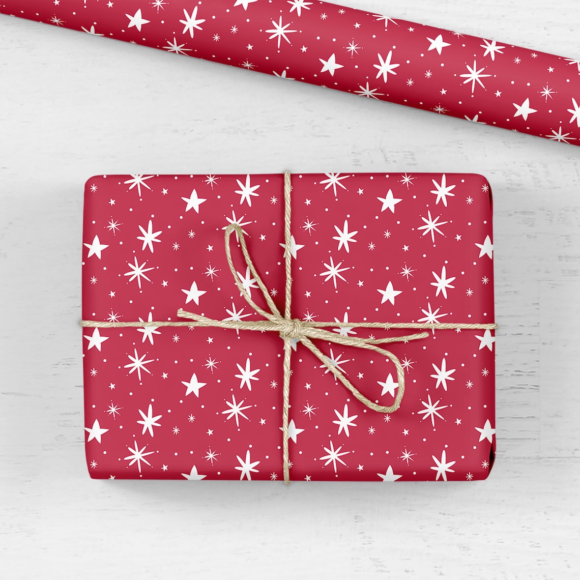 Red Christmas Wrapping Paper Luxury Gift Wrap Christmas Etsy