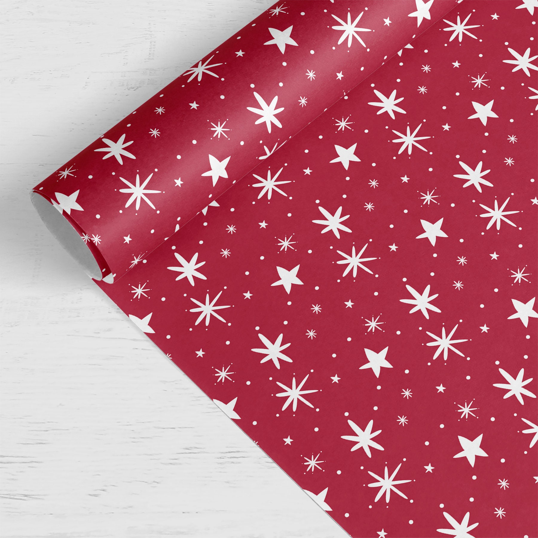 Red Christmas Wrapping Paper 