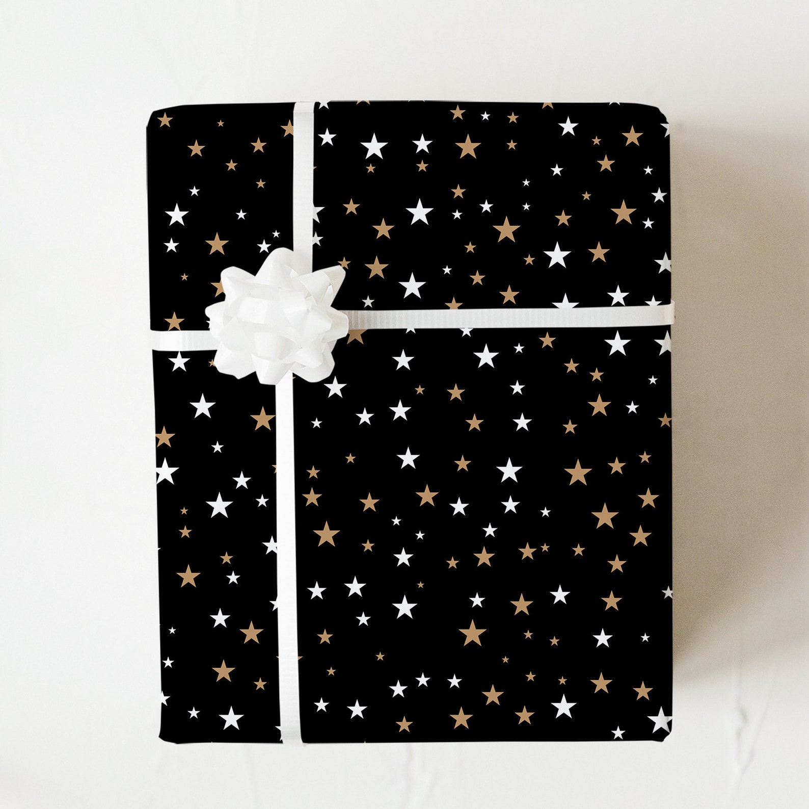 Black Christmas Wrapping Paper Luxury Gift Wrap Christmas Etsy UK