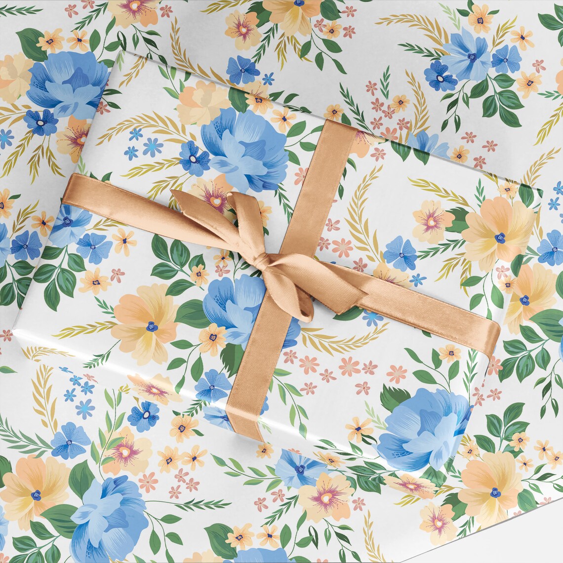 Floral Wrapping Paper Luxury Gift Wrap Birthday Gift Wrap Etsy