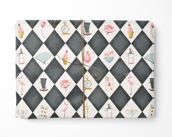 Alice in Wonderland Wrapping Paper – Fantasy Gift Wrap