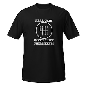 Manual Transmission T-Shirt: Car Enthusiast Stick Shift Tee
