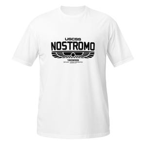 USCSS Nostromo T-Shirt – Retro Sci-Fi Spaceship Tee | Alien Movie Inspired Shirt | Fan Gift for Horror & Sci-Fi Lovers