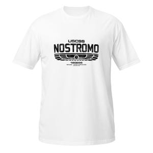 USCSS Nostromo T-Shirt – Retro Sci-Fi Spaceship Tee | Alien Movie Inspired Shirt | Fan Gift for Horror & Sci-Fi Lovers