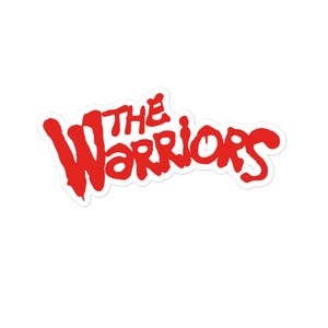 The Warriors Sticker – Cult Classic Movie Logo Decal – Retro 70s Film Vinyl Sticker – Gritty Gang Movie Merch – Laptop or Skate Sticker