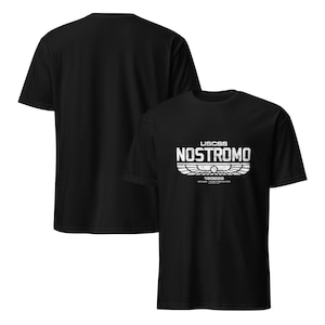 USCSS Nostromo T-Shirt – Retro Sci-Fi Spaceship Tee | Alien Movie Inspired Shirt | Fan Gift for Horror & Sci-Fi Lovers