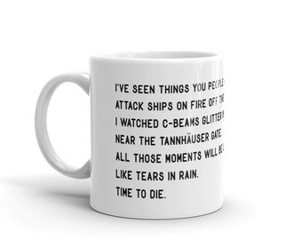 Blade Runner Speech mug