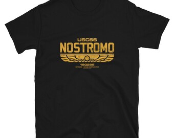 USCSS Nostromo Gold Distressed T-Shirt