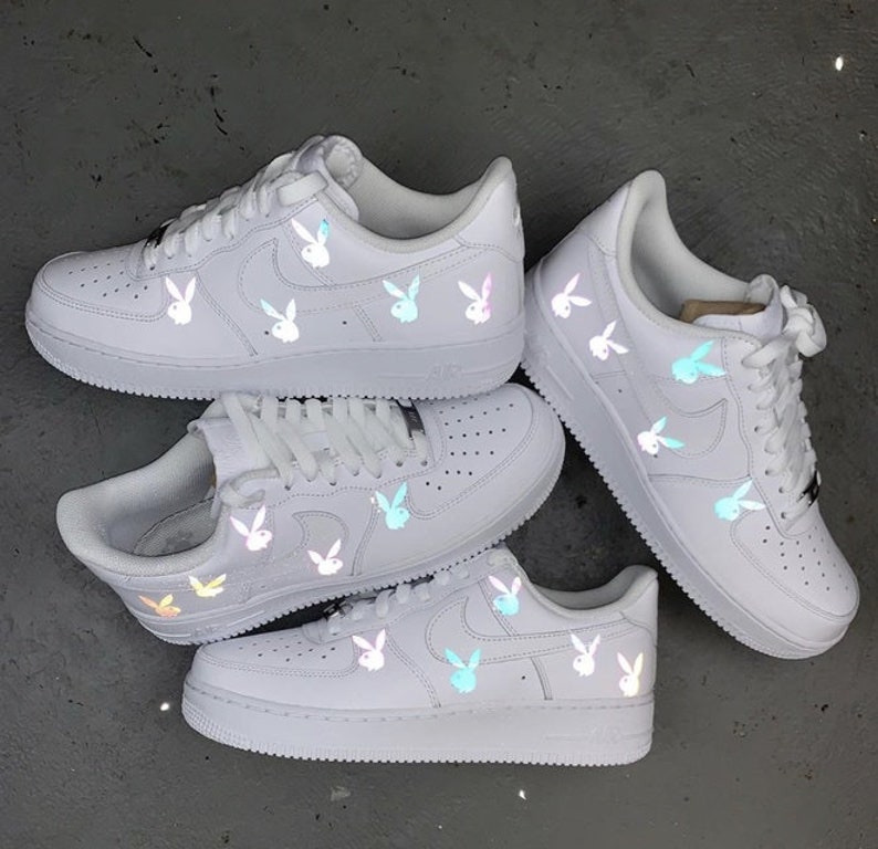 personalised white air force