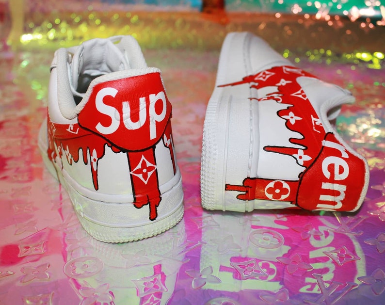 supreme drip air force 1