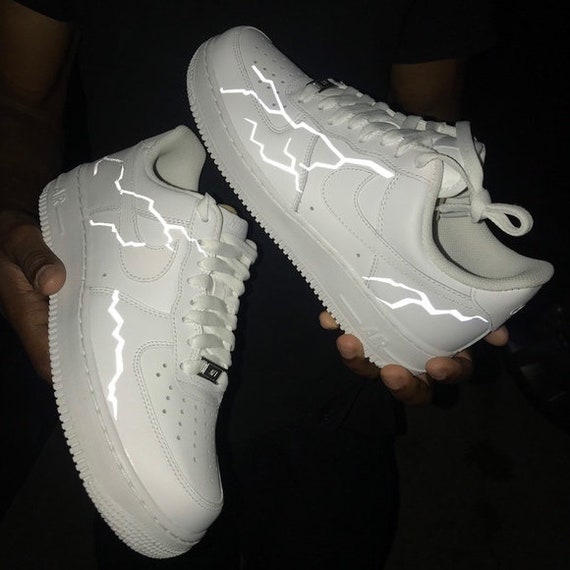 reflective lightning air force 1
