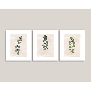 Set of 3 - Abstract Art | Digital Art | Modern Art | Botanical Art | Wall Art | Home Decor | Instant Download | Digital Prints