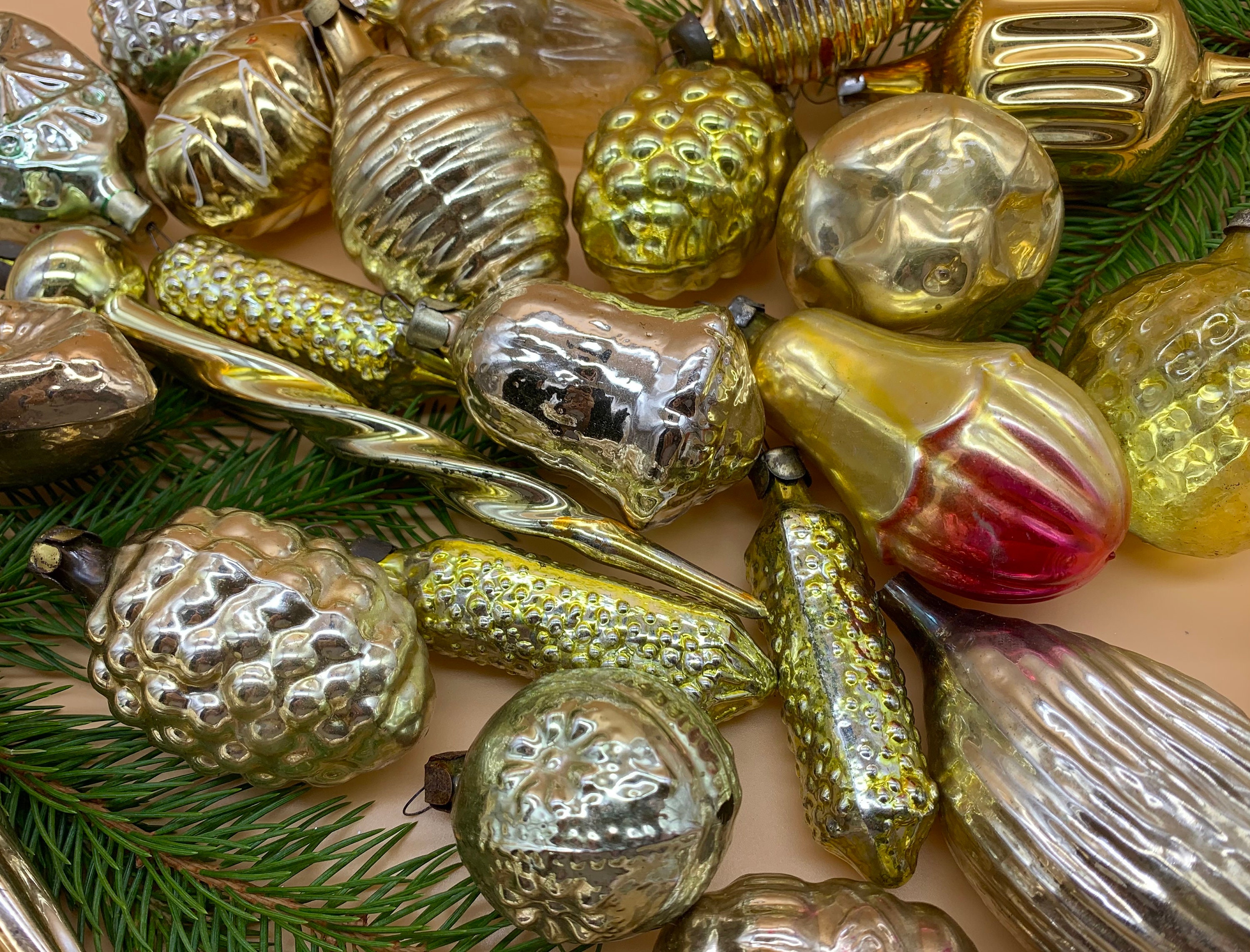 ヴィンテージ ムラーノガラス オーナメント 9点 米国アンティーク