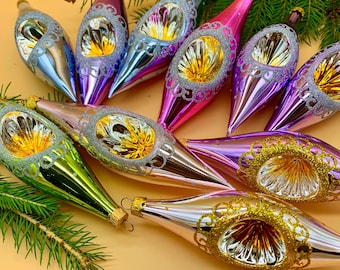 ポーランド製　ハンドメイド　オーナメントセット ヴィンテージ ファンタジア ポーランド クリスマスオーナメント