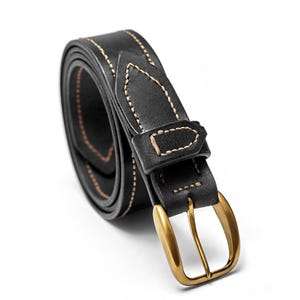 Leather Belt for Men, Full Grain Leather Belt, Formal Leather Belt, Men&#39;s Leather Belt, Handcrafted Full-Grain Leather Belt Gifts for Him