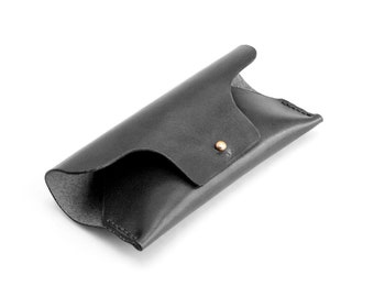 Leather glasses case, Hand Stitched Leather Glasses Case, Leather sunglasses case, Gift glasses case, Eyeglass Case, Reading Glasses Case