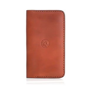 Cartera de cuero hecha a mano para mujeres, clutch, billetera plegable, billetera de cuero larga y delgada, bolso de cuero de lujo para mujeres, regalos para ella, regalo de Navidad
