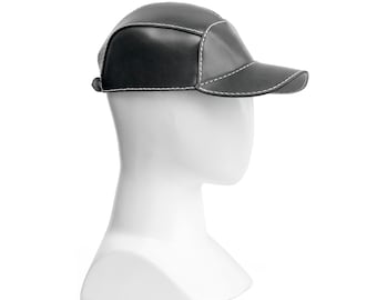 Gorra de béisbol de cuero clásico, Gorra de béisbol de cuero, Gorra de béisbol clásica, Gorra de cuero, Gorra de cuero para hombres, Sombrero de cuero, Sombrero de regalo de Navidad