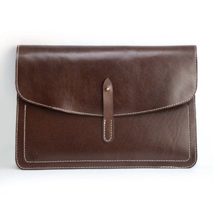 Handmade Leather Macbook Cover - Envelope Sleeve for Macbook Air and Macbook Pro and for other Laptops 11&quot; 12&quot; 13&quot; 14&quot; 15&quot; 16&quot; 17&quot;