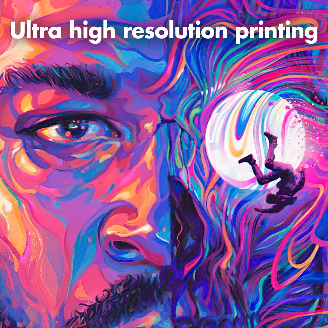 Kid Cudi Man on the Moon 3 Album High resolution Art Poster Etsy