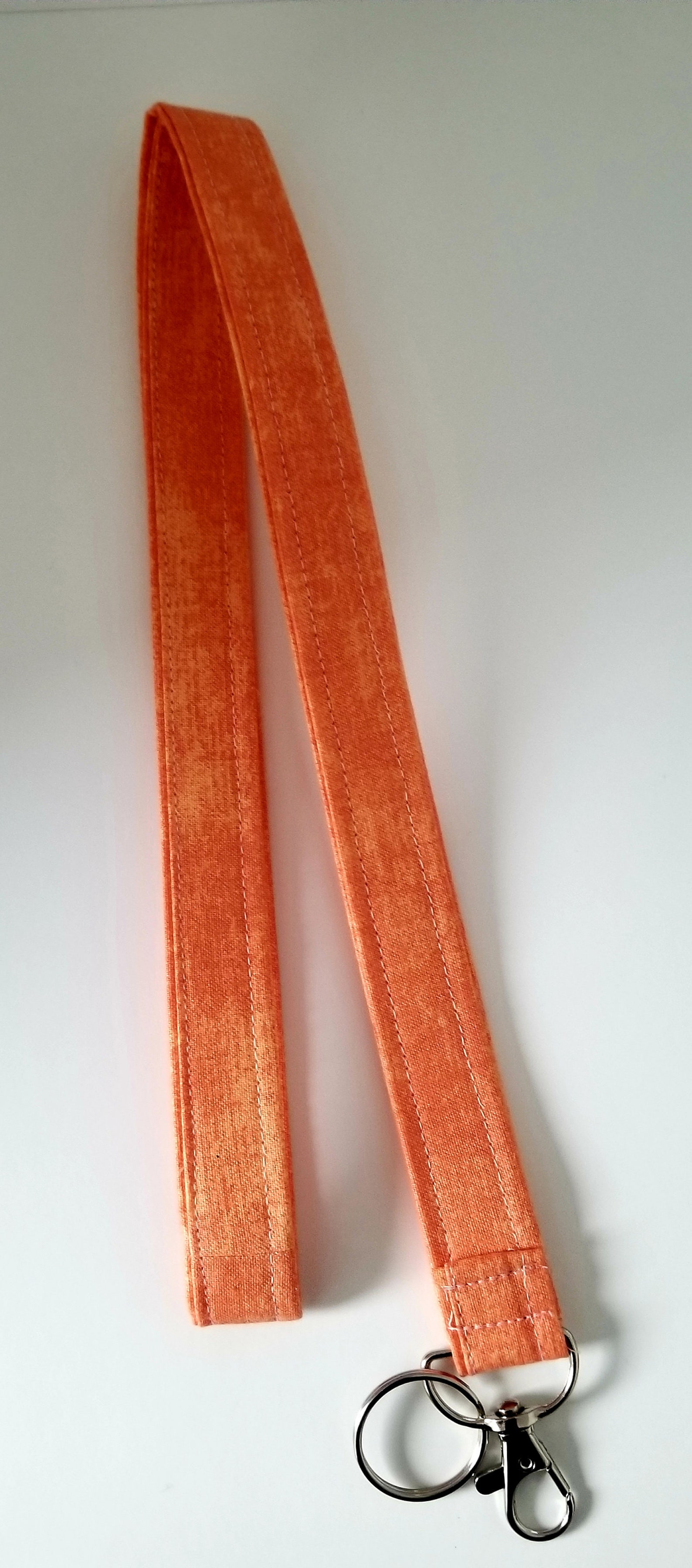 Orange Lanyard Cotton Lanyards ID Badge Holders - Etsy UK