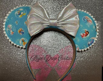 Character Ears Headband with Iridescent Bow