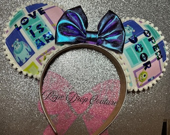 Monsters Inc/Frozen Mashup Inspired Ears