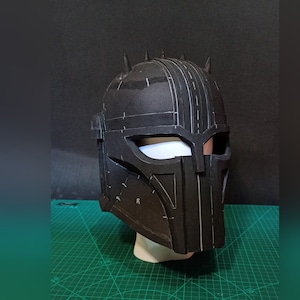 Mandalorian The Armorer Blacksmith Helmet Template EVA Foam Pattern (PDF) - The Mandalorian 2019