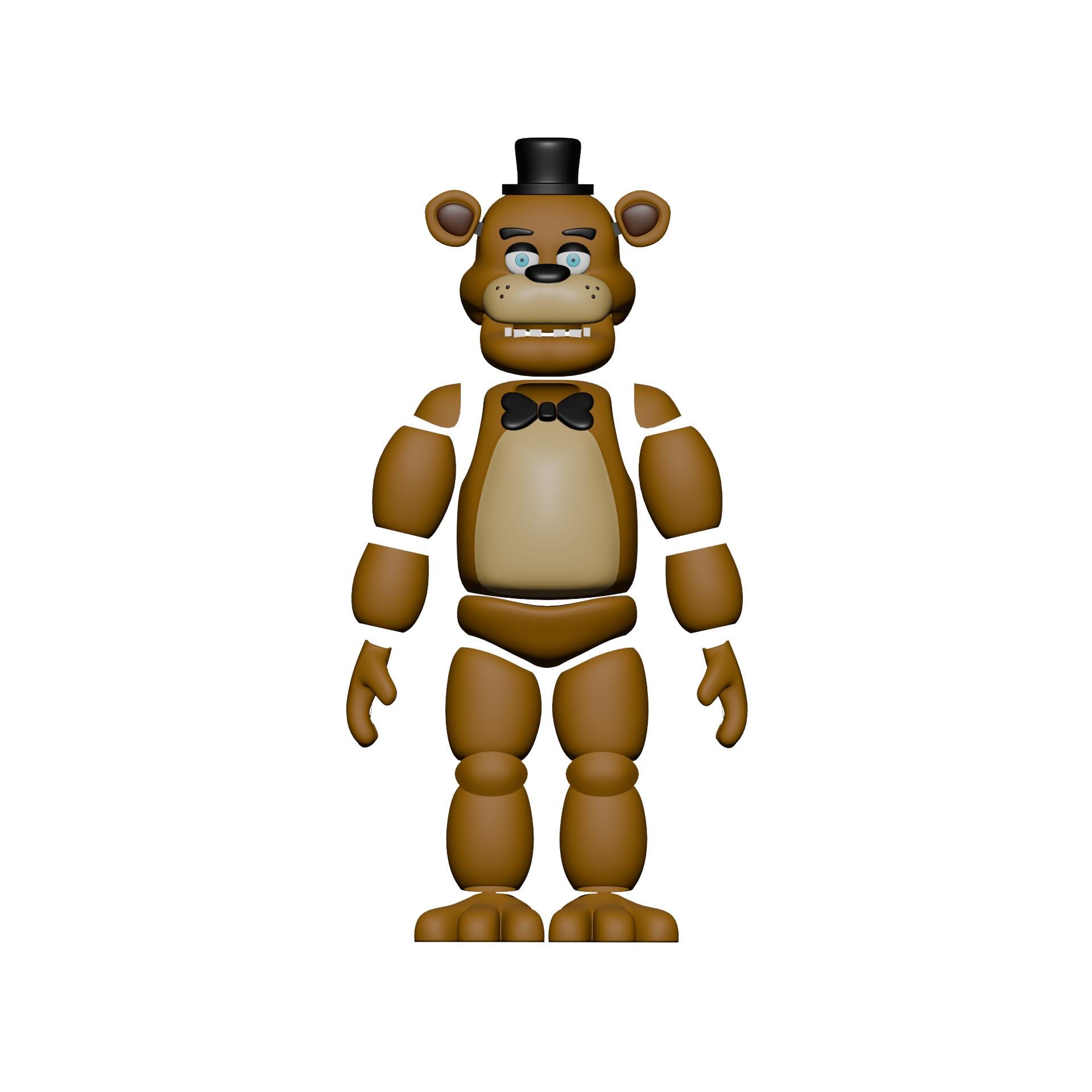 Freddy Fazbear Wearable Armor and Helmet Mask Template for EVA foam (PDO) Custom Full Body Freddy Fazbear Foam Files