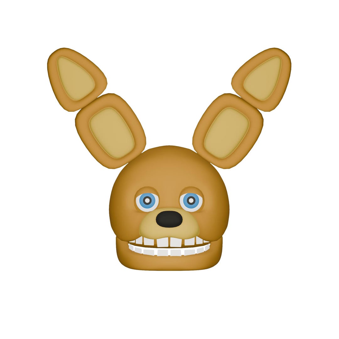 Spring Bonnie Movie Version Full Wearable Head Template for EVA Foam ...
