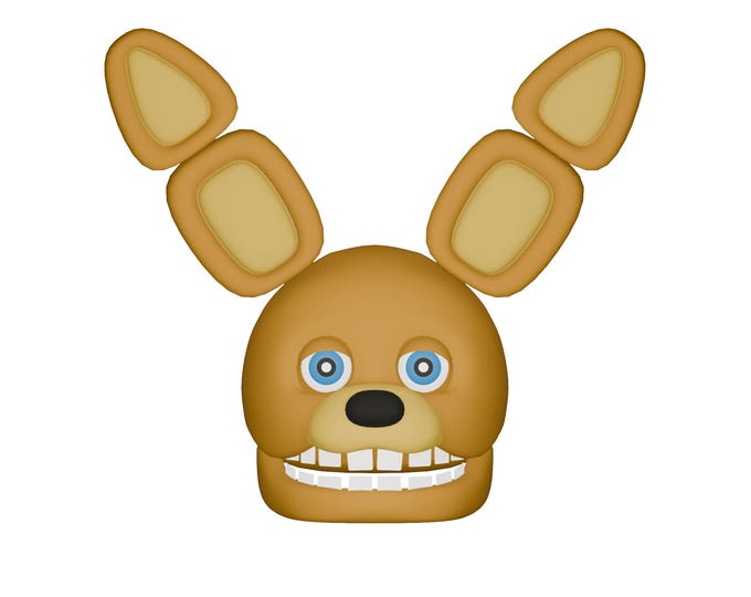 Spring Bonnie Full Cosplay Pepakura Template – Movie Version – Wearable ...