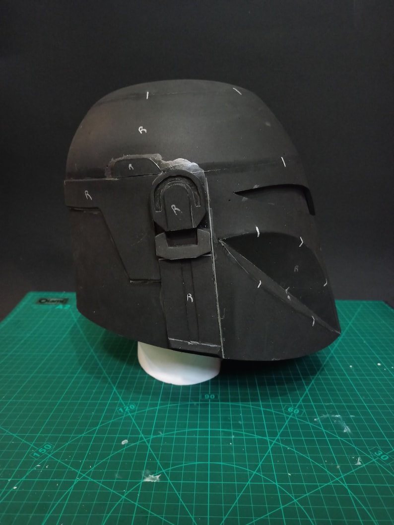 Bo Katan Helmet Foam Template the Mandalorian Season 2 Etsy