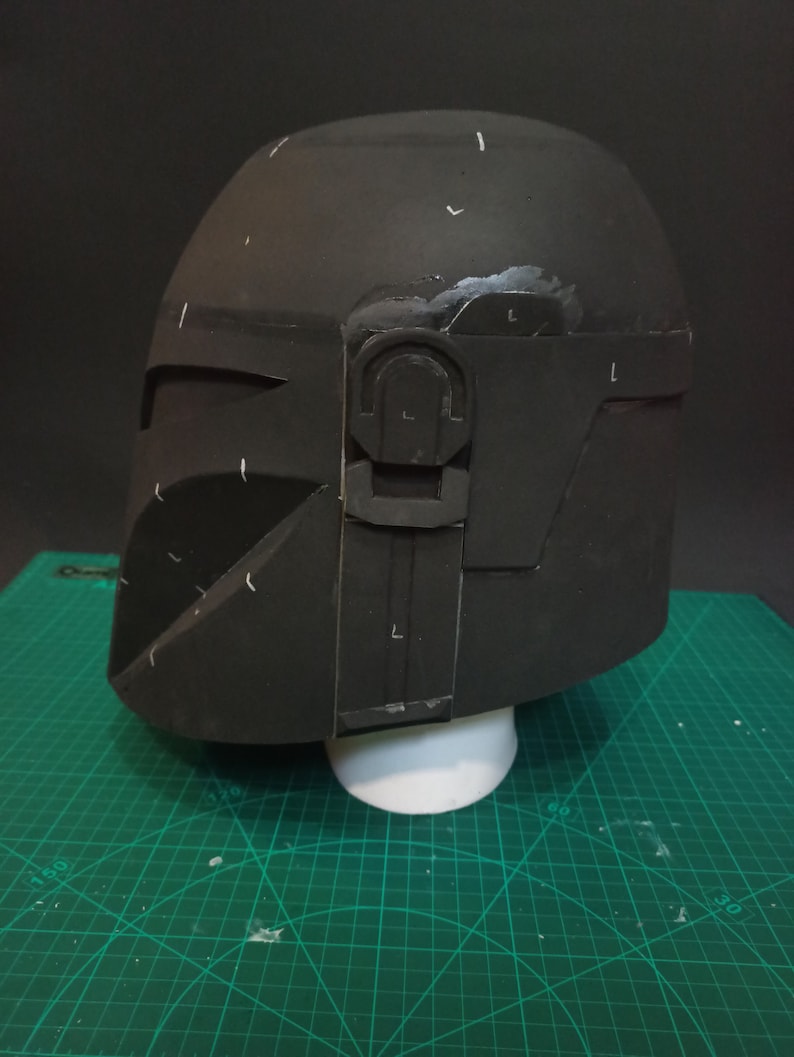 Bo Katan Helmet Foam Template the Mandalorian Season 2 Etsy