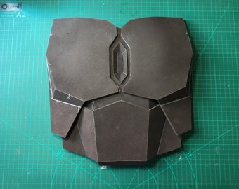 Mandalorian Beskar Bröstrustning komplett mall - Eva-skummönster - The Mandalorian