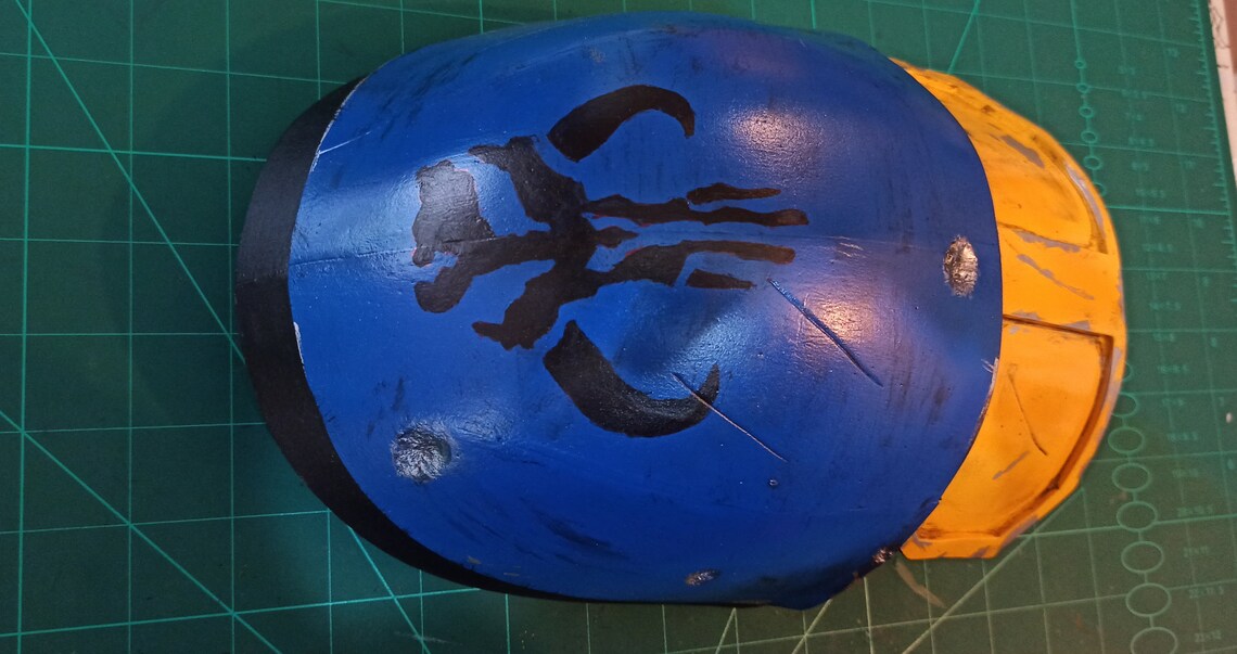 Heavy Infantry Mandalorian Shoulders Pauldron Template Pattern Etsy
