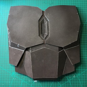 Mandalorian Beskar Chest Armor complete and Shoulder Template - Eva foam Pattern - The mandalorian